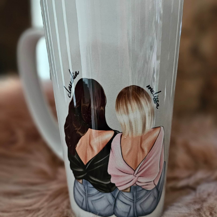 Vriendinnen latte mok